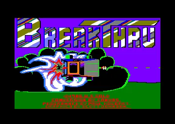 Breakthru (G) (1990) (Version Basic 1.1) [PC Amstrad International] screen shot title